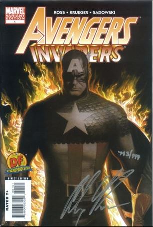 Avengers/Invaders issue 1-F DF Alex Ross Cover (Signed by Alex Ross) 1/999
