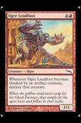 Magic the Gathering: Mirrodin (Base Set) card 102 Ogre Leadfoot