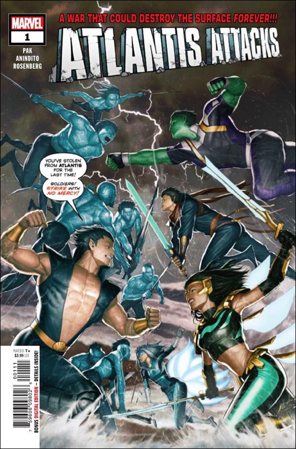 Atlantis Attacks issue 1 Rock-He Kim Cover