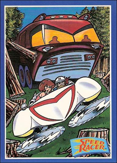 Speed Racer (Base Set) card 4 Race Against the Mammoth Car