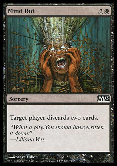 Magic the Gathering: 2013 Core Set (Base Set) card 100 Mind Rot