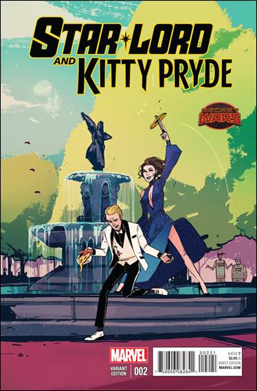 Star-Lord & Kitty Pryde issue 2-B Annie Wu 1:25 Cover