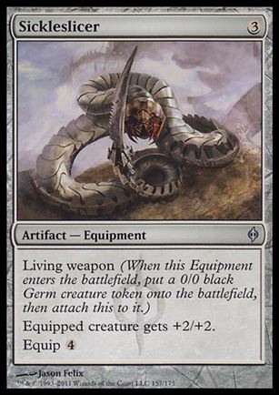 Magic the Gathering: New Phyrexia card 157 Sickleslicer