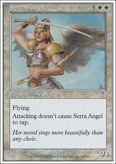 Magic the Gathering: 7th Edition (Base Set) card 42 Serra Angel