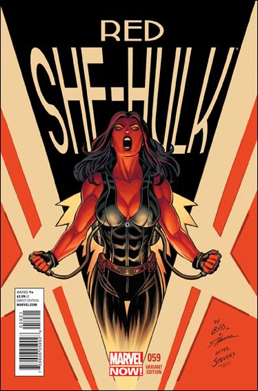 Red She-Hulk issue 59-B Luke Ross 1:50 Cover