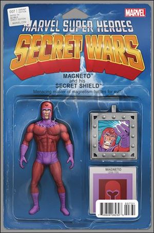 Secret Wars issue 7-F John Tyler Christopher Action Figure Cover