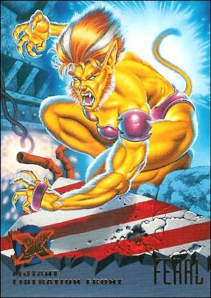 1995 Fleer Ultra X-Men (Base Set) card 80 Feral