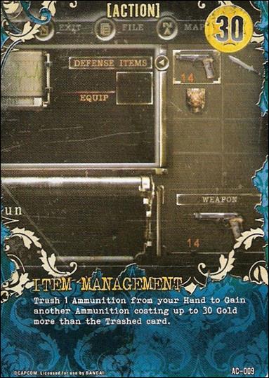 Resident Evil (Base Set) card AC-009 Item Management