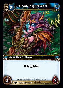 World of Warcraft: Through the Dark Portal (Base Set) card 170 Jeleane Nightbreeze