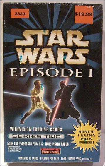 Star Wars: Episode I Widevision: Series 2 card 1-C Sealed 10 Count Retail Box