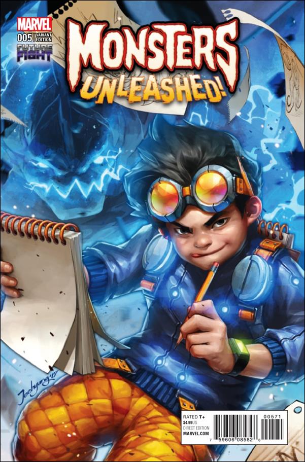 Monsters Unleashed (2017/03) issue 5-G Jee-Hyung Lee Future Fight Cover