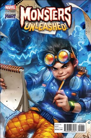 Monsters Unleashed (2017/03) issue 5-G Jee-Hyung Lee Future Fight Cover