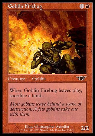Magic the Gathering: Legions (Base Set) card 98 Goblin Firebug