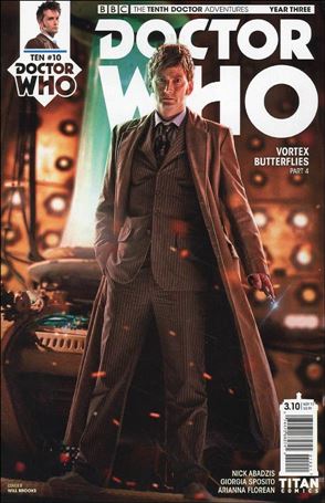 Doctor Who: The Tenth Doctor Year Three issue 10-B Will Brooks Subscription Photo Cover