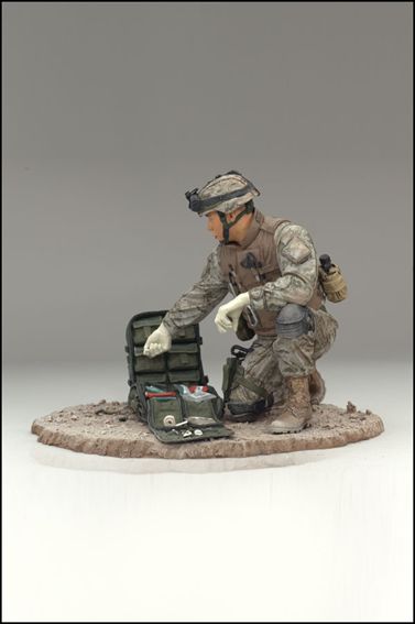 McFarlane Military (Series 4) figure 6-B Navy Field Medic (Ethnic)