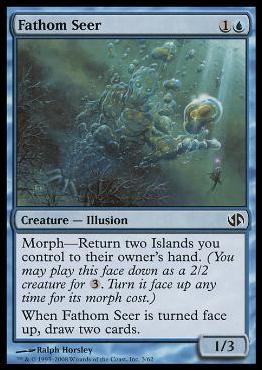 Magic the Gathering: Duel Decks: Jace vs. Chandra (Base Set) card 3 Fathom Seer
