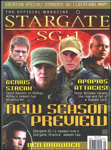 Stargate SG-1/Atlantis The Official Magazine issue 5 New Season Preview