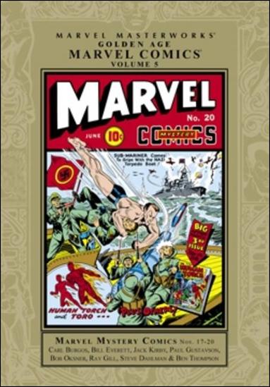 Marvel Masterworks: Golden Age Marvel Comics issue 5 Gold Dust Jacket