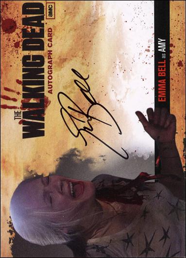 Walking Dead (Autograph Subset) card A10 Emma Bell as Amy