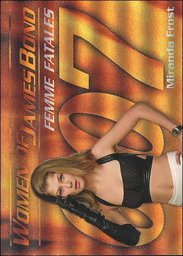 Women of James Bond in Motion (Femme Fatales Subset)  card F9 Rosamond Pike as Miranda Frost - Die Another Day