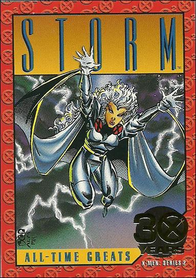 X-Men: Series 2 (30 Years Gold Foil Subset) card G-8 Storm