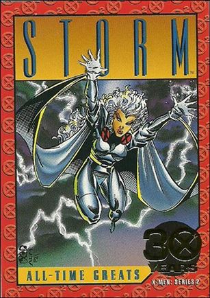 X-Men: Series 2 (30 Years Gold Foil Subset) card G-8 Storm