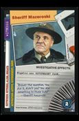 X-Files: The Truth Is Out There (Base Set) card XF97-0212v2 Sheriff Mazeroski