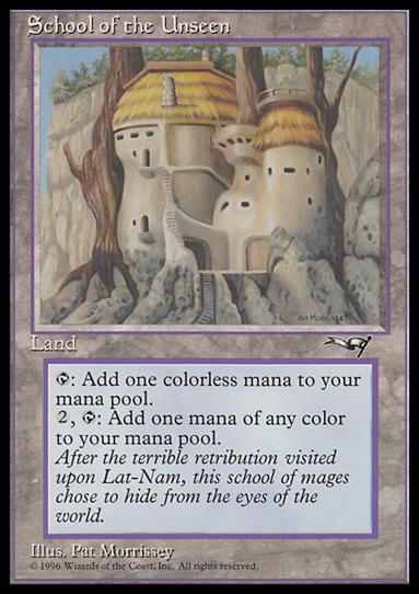 Magic the Gathering: Alliances (Base Set) card 141 School of the Unseen