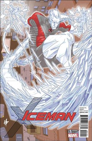 Iceman (2017) issue 1-E Damion Scott 1:25 Cover