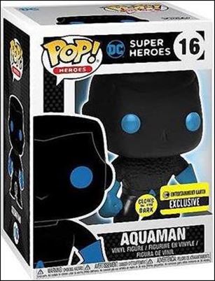 POP! Heroes figure 16-D Aquaman (Silhouette) (Glow) Entertainment Earth