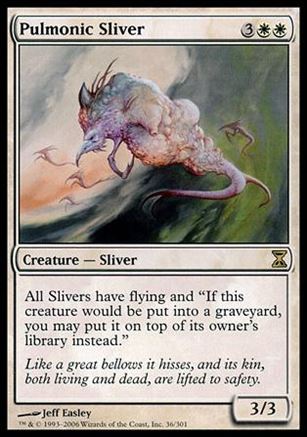 Magic the Gathering: Time Spiral (Base Set) card 36 Pulmonic Sliver