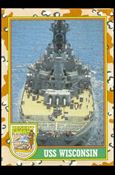 Desert Storm: Series 1 (Base Set) card 60 USS Wisconsin