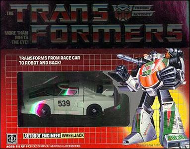 Transformers: More Than Meets the Eye (Generation 1) figure 12 Wheeljack (Autobot Engineer)