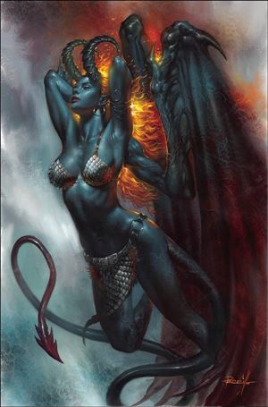 Hell Sonja issue 1-U Lucio Parrillo Metal Cover