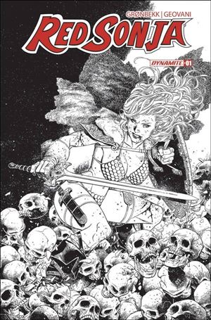 Red Sonja (2023) issue 1-T Jim Cheung 1:20 Line Art Cover