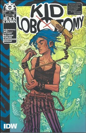 Kid Lobotomy issue 2-C Eric Canete 1:10 Foil Cover