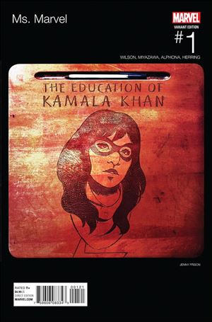 Ms. Marvel (2016) issue 1-E Jenny Frison Hip Hop Cover