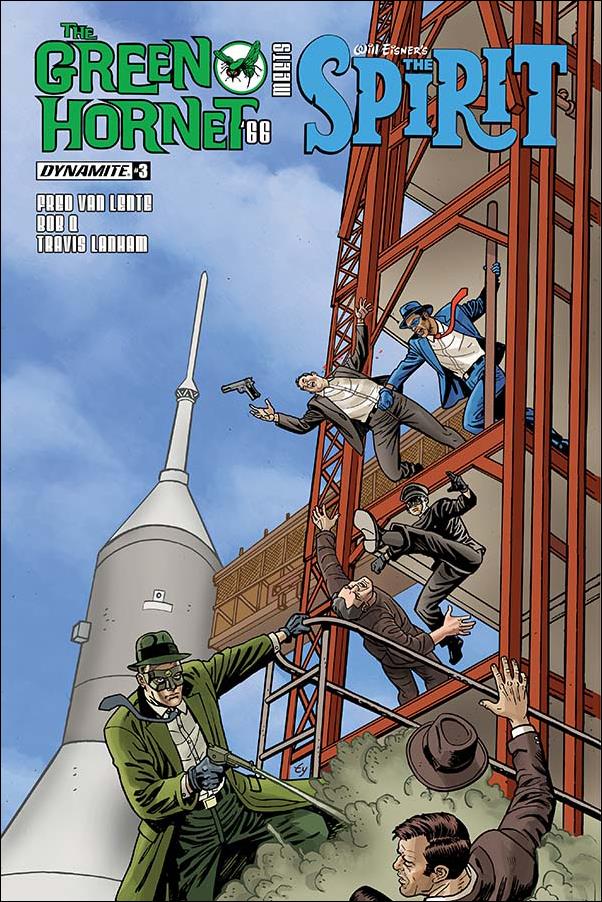 Green Hornet '66 Meets The Spirit issue 3 Ty Templeton Cover