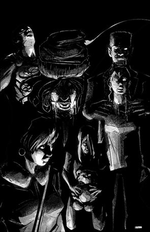 Dusk County Chronicles: Nightfall issue 1-M Alex Cormack Black and White Midnight Edition 1/25