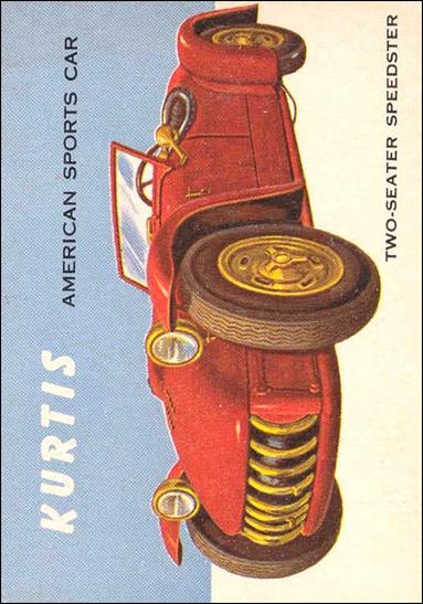 World on Wheels (Base Set) card 118  Kurtis Two-Seater Speedster