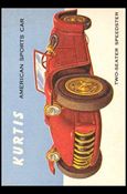World on Wheels (Base Set) card 118  Kurtis Two-Seater Speedster