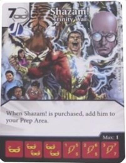 DC Comics Dice Masters Justice League  card TW6 Shazam!: Trinity War