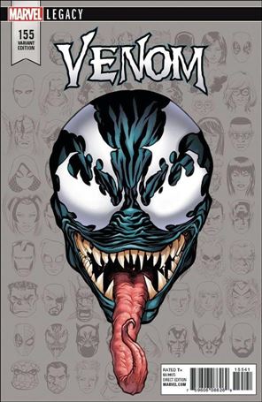 Venom (2017) issue 155-E Mike McKone 1:10 Headshot Cover