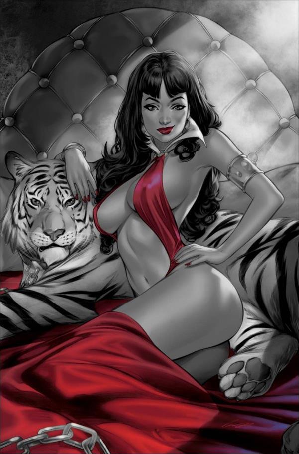 Vampirella (2019) issue 673-N Elias Chatzoudis 1:7 Tint Cardstock Cover