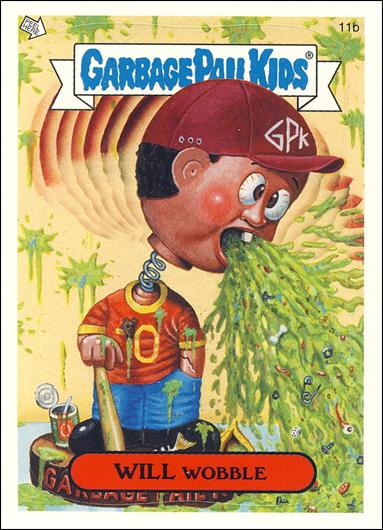 Garbage Pail Kids All-New Series 2 (Base Set)   card 11b Will Wobble