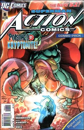 Action Comics (2011) issue 6-C Unbagged Andy Kubert Cover Combo Pack