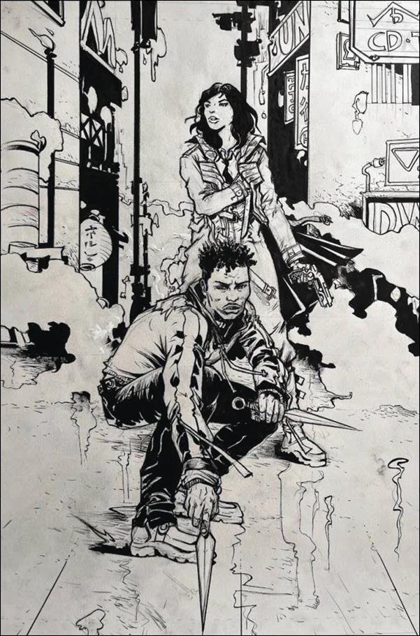 Blade Runner: Tokyo Nexus issue 1-G Paul Pope Black & White Virgin Cover