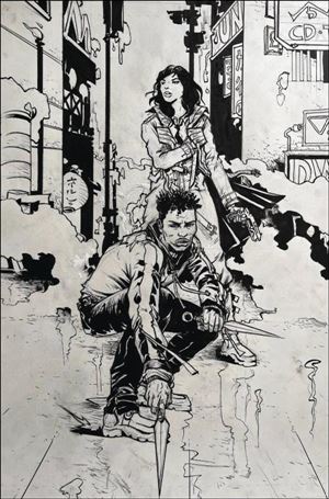 Blade Runner: Tokyo Nexus issue 1-G Paul Pope Black & White Virgin Cover