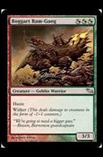 Magic the Gathering: Shadowmoor (Base Set) card 203 Boggart Ram-Gang