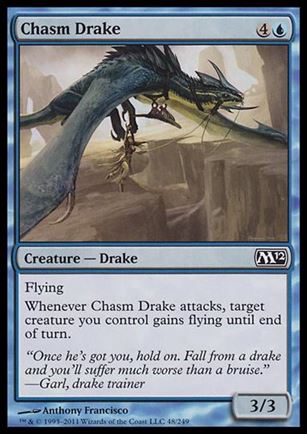 Magic the Gathering: 2012 Core Set (Base Set) card 48 Chasm Drake